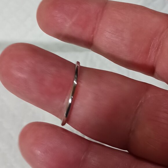 NWOT Vintage Silver Celtic Knot Infinity Love Knot Ring Size 7.5 - Picture 5 of 12